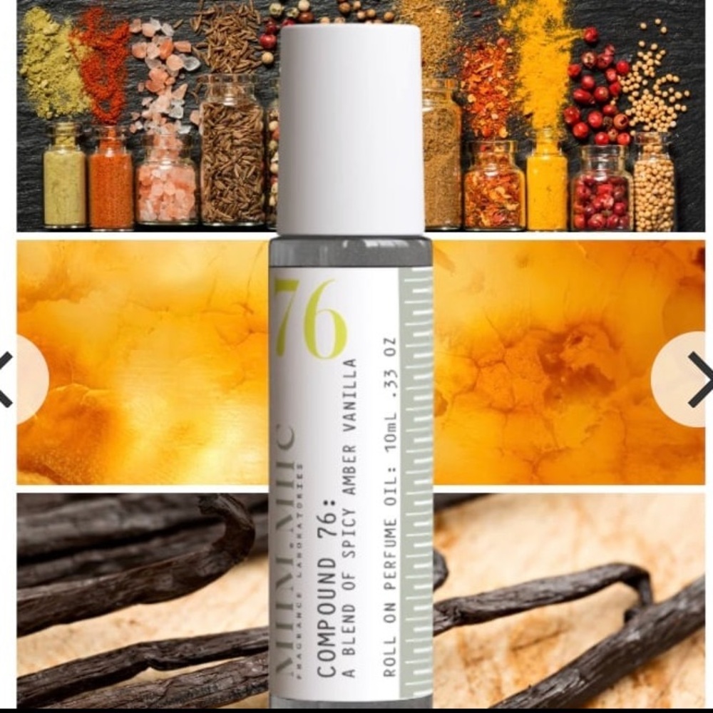 MIIM MIIC - No 76 SPICY AMBER VANILLA Roll-On Perfume oil